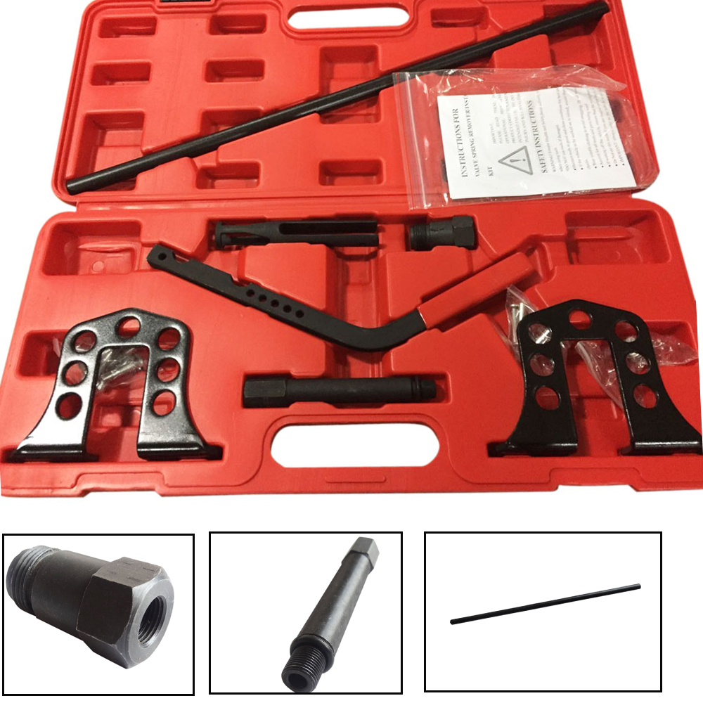 9pcs Valve Spring Compressor OHV/OHC Universal Overhead Set Automotive